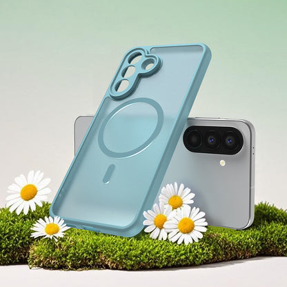 MagSafe-deksel for Samsung Galaxy A57 5G, Techsuit, HaloFrost II, Lys Grønn