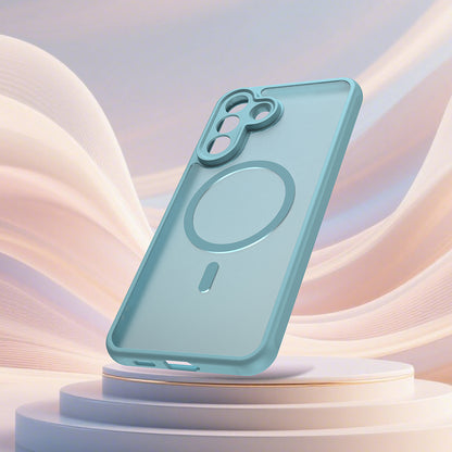 MagSafe-deksel for Samsung Galaxy A57 5G, Techsuit, HaloFrost II, Lys Grønn