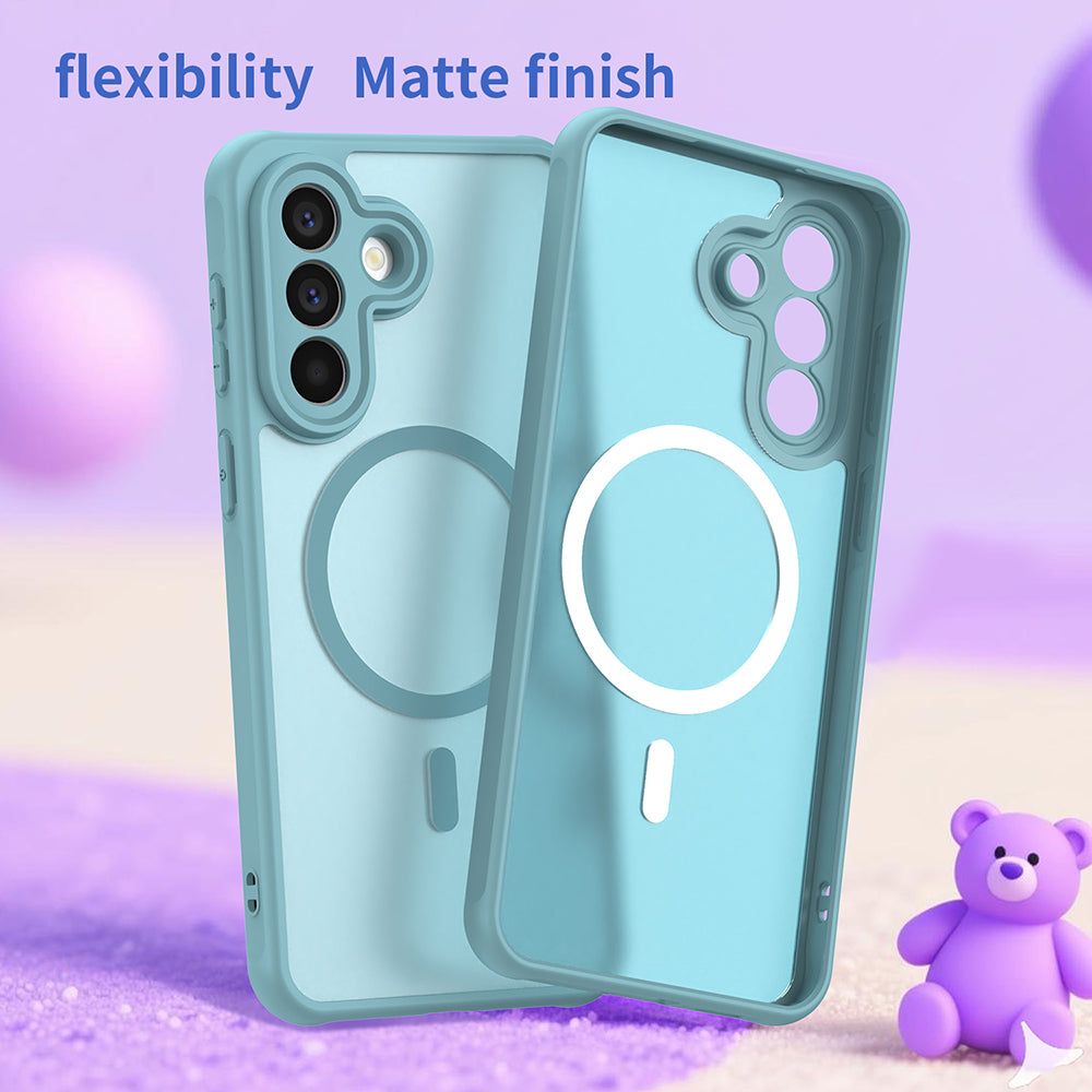 MagSafe-deksel for Samsung Galaxy A57 5G, Techsuit, HaloFrost II, Lys Grønn