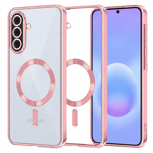 MagSafe-deksel for Samsung Galaxy A57 5G, Techsuit, Luxury Crystal, Rosa