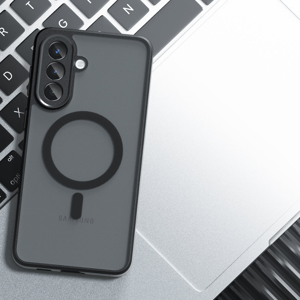 MagSafe-deksel for Samsung Galaxy A57 5G, Techsuit, PureFrost, Satinert Svart
