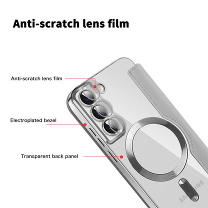 MagSafe-deksel for Samsung Galaxy S22 5G S901, Techsuit, SmartMag Book, Grå