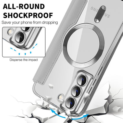 MagSafe-deksel for Samsung Galaxy S22 5G S901, Techsuit, SmartMag Book, Grå
