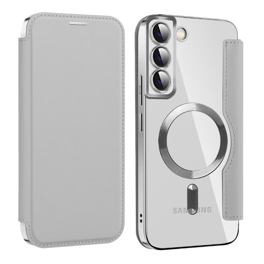 MagSafe-deksel for Samsung Galaxy S22+ 5G S906, Techsuit, SmartMag Book, Grå