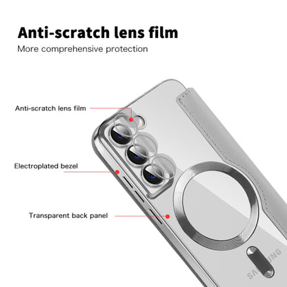 MagSafe-deksel for Samsung Galaxy S22+ 5G S906, Techsuit, SmartMag Book, Grå