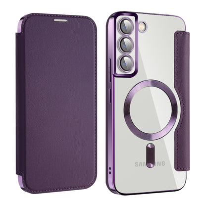 MagSafe-deksel for Samsung Galaxy S22+ 5G S906, Techsuit, SmartMag Book, Lilla