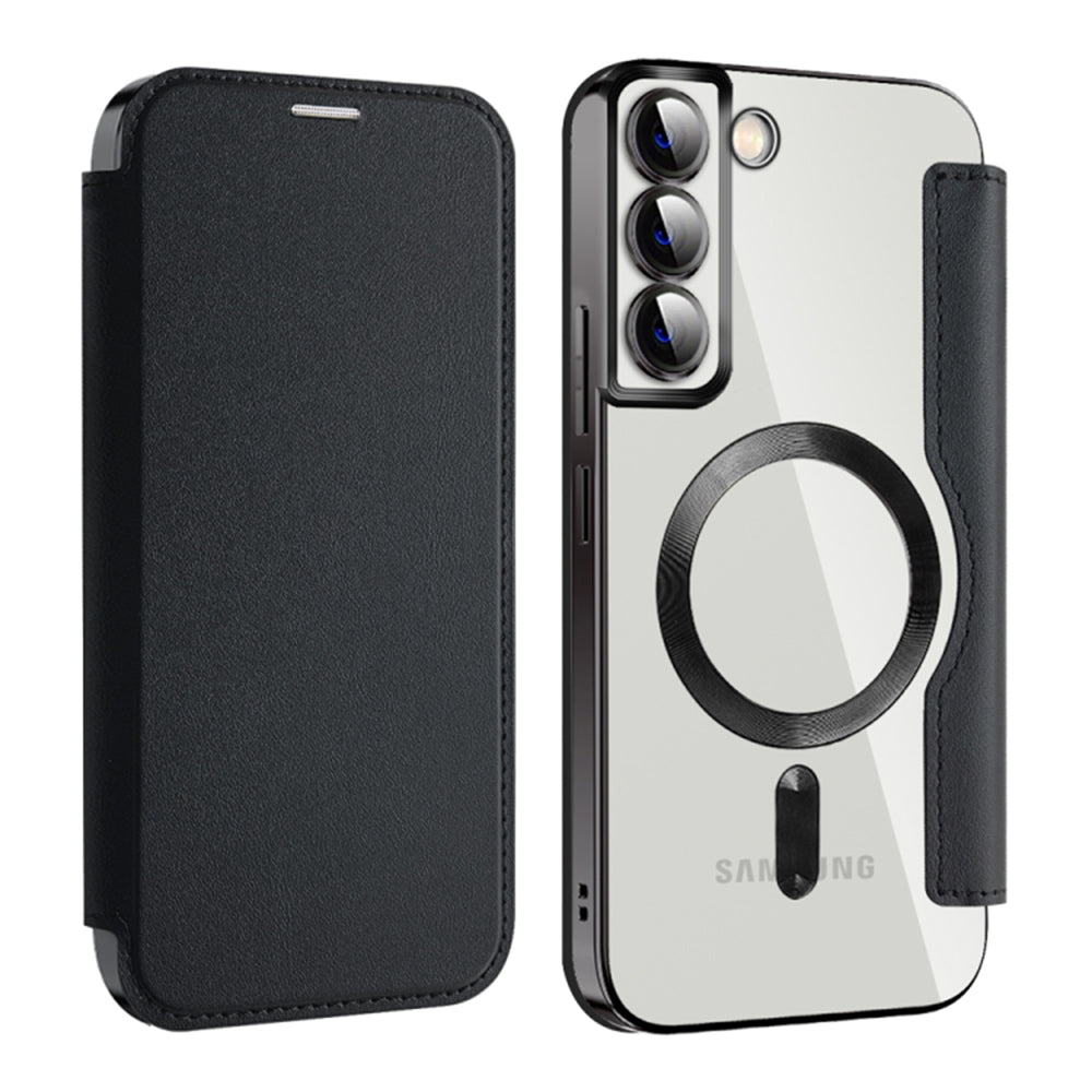 MagSafe-deksel for Samsung Galaxy S22+ 5G S906, Techsuit, SmartMag Book, Svart