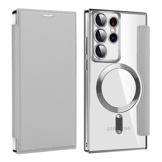 MagSafe-deksel for Samsung Galaxy S22 Ultra 5G S908, Techsuit, SmartMag Book, Grå