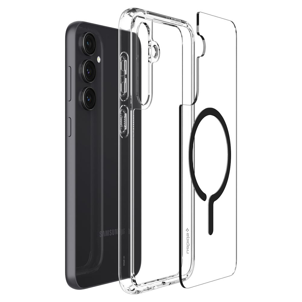 MagSafe-deksel for Samsung Galaxy S23 FE S711, Spigen, Ultra Hybrid OneTap Ring, Gjennomsiktig