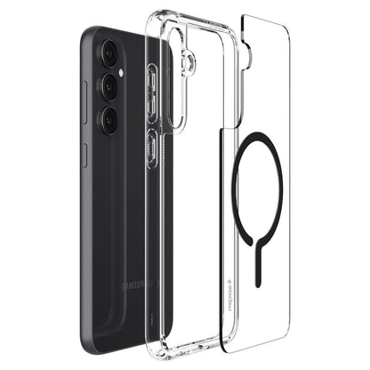 MagSafe-deksel for Samsung Galaxy S23 FE S711, Spigen, Ultra Hybrid OneTap Ring, Gjennomsiktig