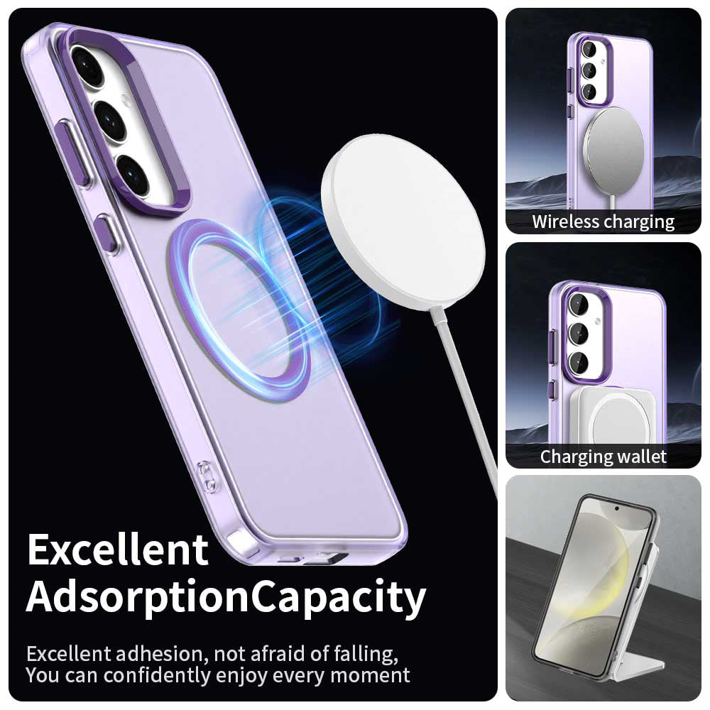 MagSafe-deksel for Samsung Galaxy S23 FE S711, Techsuit, CandyCase, Lilla