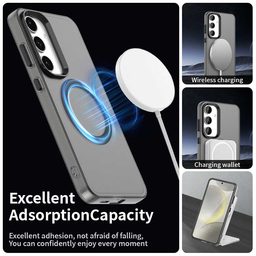 MagSafe-deksel for Samsung Galaxy S23 FE S711, Techsuit, CandyCase, Svart