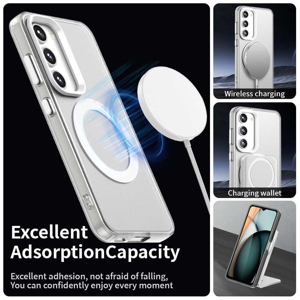 MagSafe-deksel for Samsung Galaxy S23+ S916, Techsuit, CandyCase, hvit