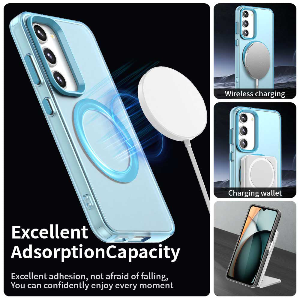 MagSafe-deksel for Samsung Galaxy S23+ S916, Techsuit, CandyCase, Blå