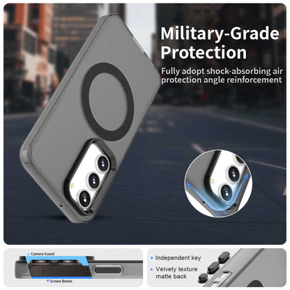 MagSafe-deksel for Samsung Galaxy S23+ S916, Techsuit, CandyCase, Svart