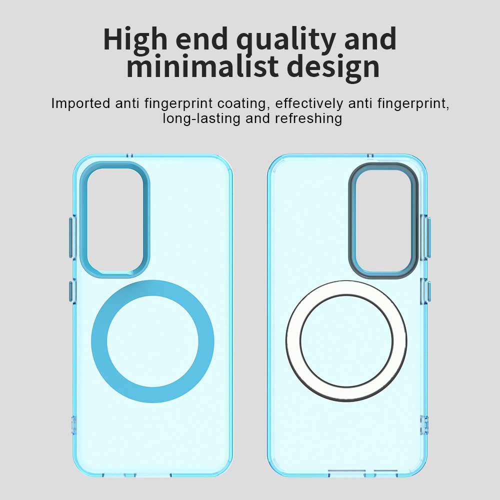 MagSafe-deksel for Samsung Galaxy S23 S911, Techsuit, CandyCase, Blå