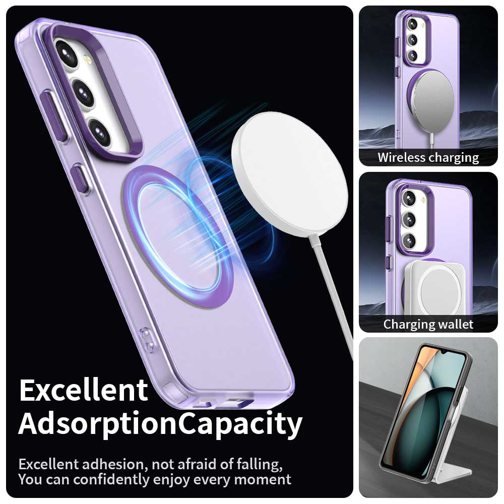 MagSafe-deksel for Samsung Galaxy S23 S911, Techsuit, CandyCase, Lilla