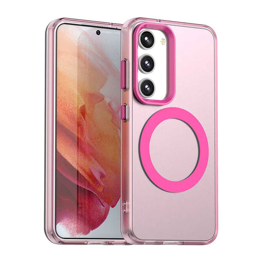 MagSafe-deksel for Samsung Galaxy S23 S911, Techsuit, CandyCase, Rosa