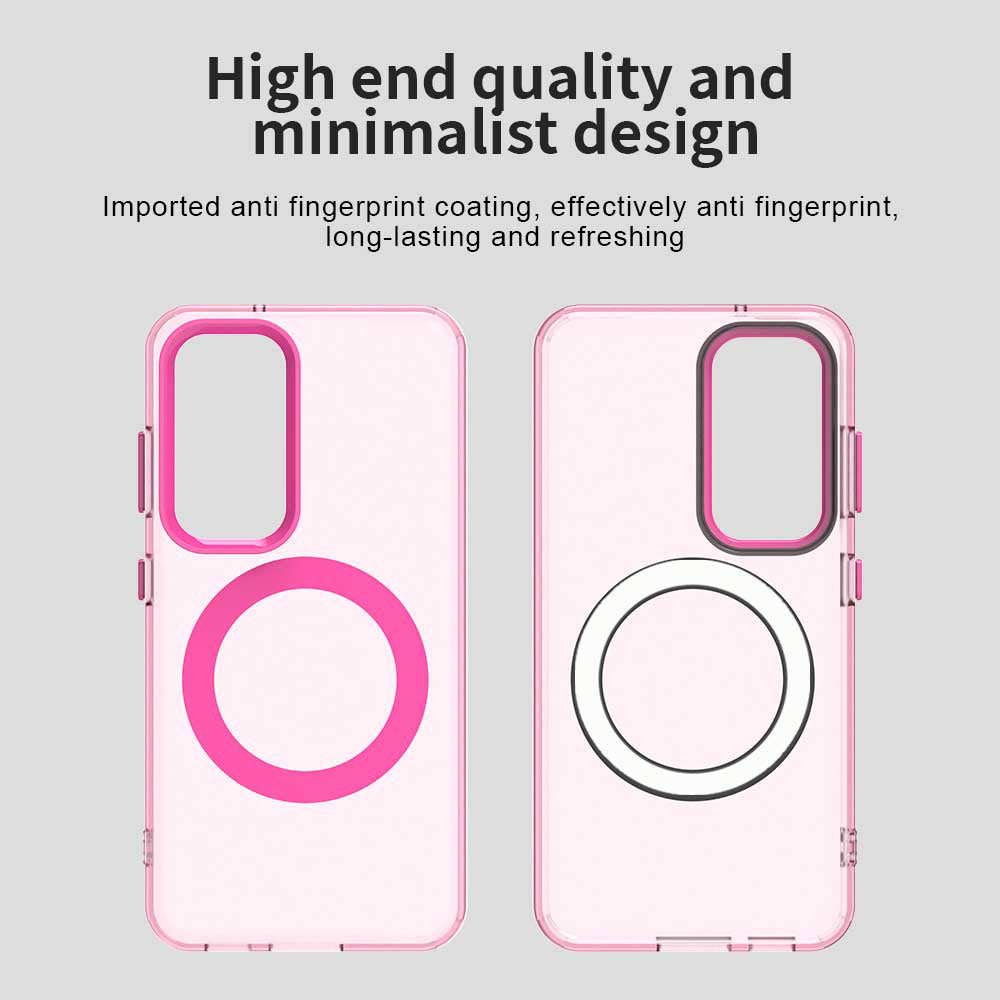MagSafe-deksel for Samsung Galaxy S23 S911, Techsuit, CandyCase, Rosa