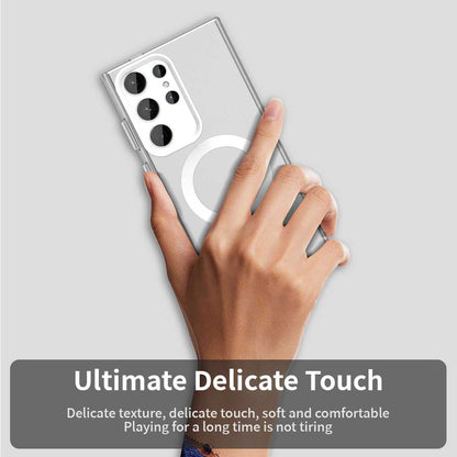 MagSafe-deksel for Samsung Galaxy S23 Ultra S918, Techsuit, CandyCase, hvit