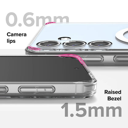 MagSafe-deksel for Samsung Galaxy S24 FE S721, Ringke, Fusion, Transparent