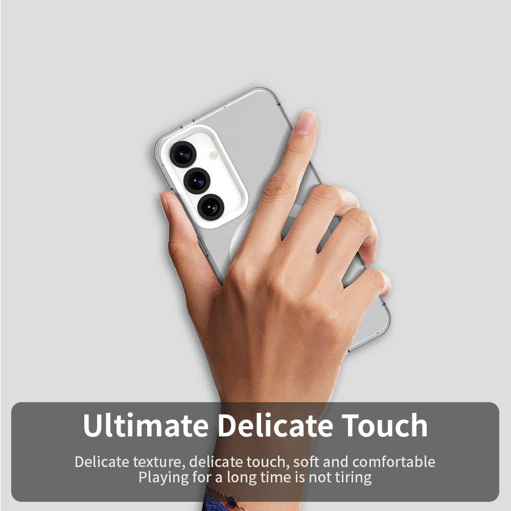 MagSafe-deksel for Samsung Galaxy S24 FE S721, Techsuit, CandyCase, hvit