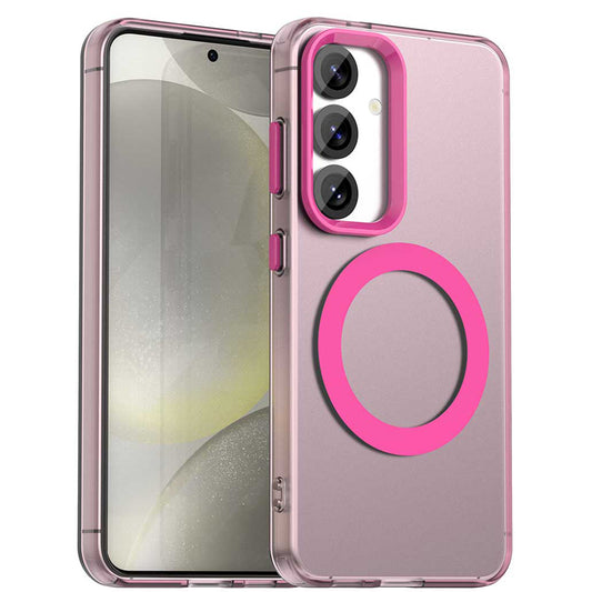MagSafe-deksel for Samsung Galaxy S24 FE S721, Techsuit, CandyCase, Rosa