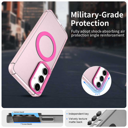 MagSafe-deksel for Samsung Galaxy S24 FE S721, Techsuit, CandyCase, Rosa