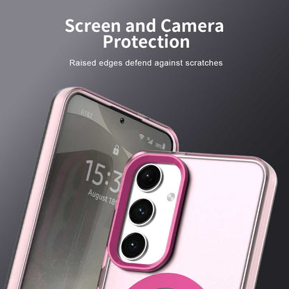 MagSafe-deksel for Samsung Galaxy S24 FE S721, Techsuit, CandyCase, Rosa