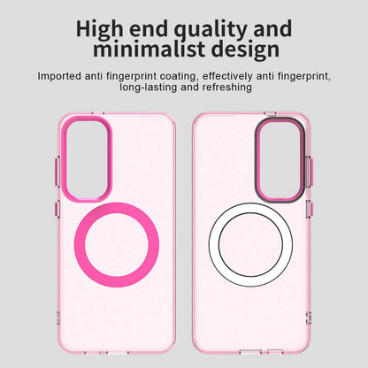 MagSafe-deksel for Samsung Galaxy S24 FE S721, Techsuit, CandyCase, Rosa