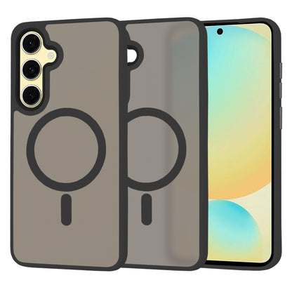 MagSafe-deksel for Samsung Galaxy S24 FE S721, Techsuit, HaloFrost, Svart