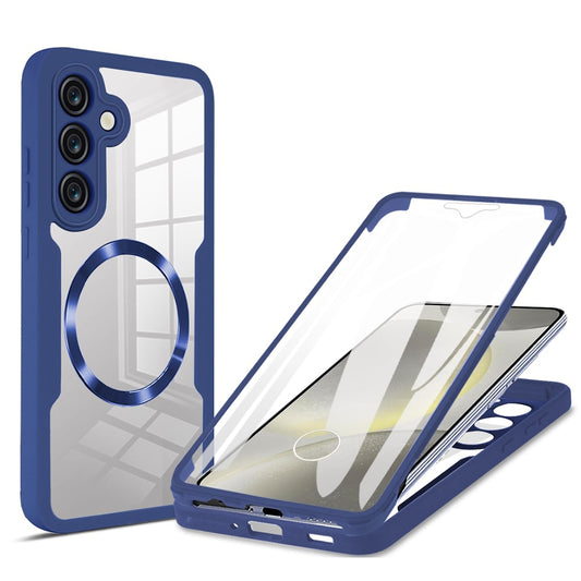 MagSafe-deksel for Samsung Galaxy S24+ S926, Techsuit, ColorVerse 360, Blå