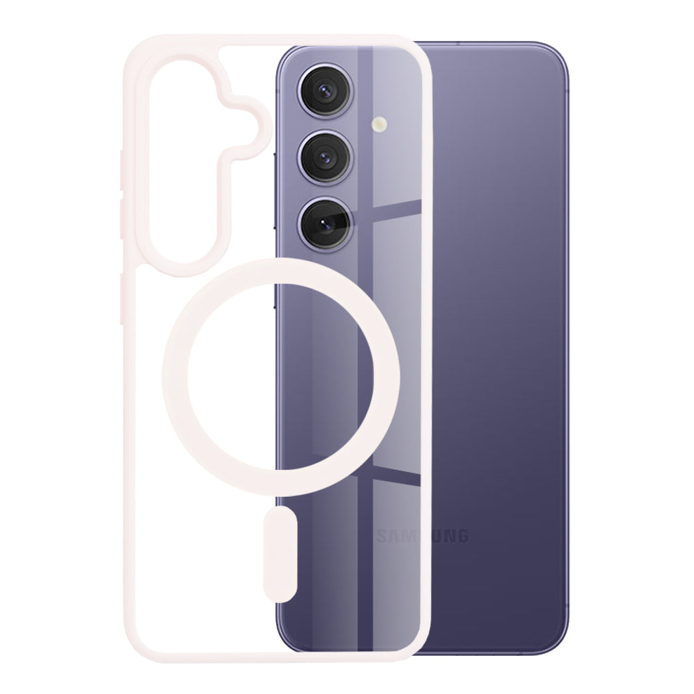 MagSafe-deksel for Samsung Galaxy S24+ S926, Techsuit, Pro, Rosa