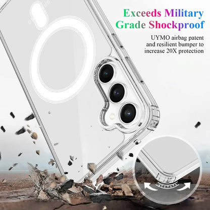 MagSafe-deksel for Samsung Galaxy S24+ S926, Techsuit, Pro, Transparent