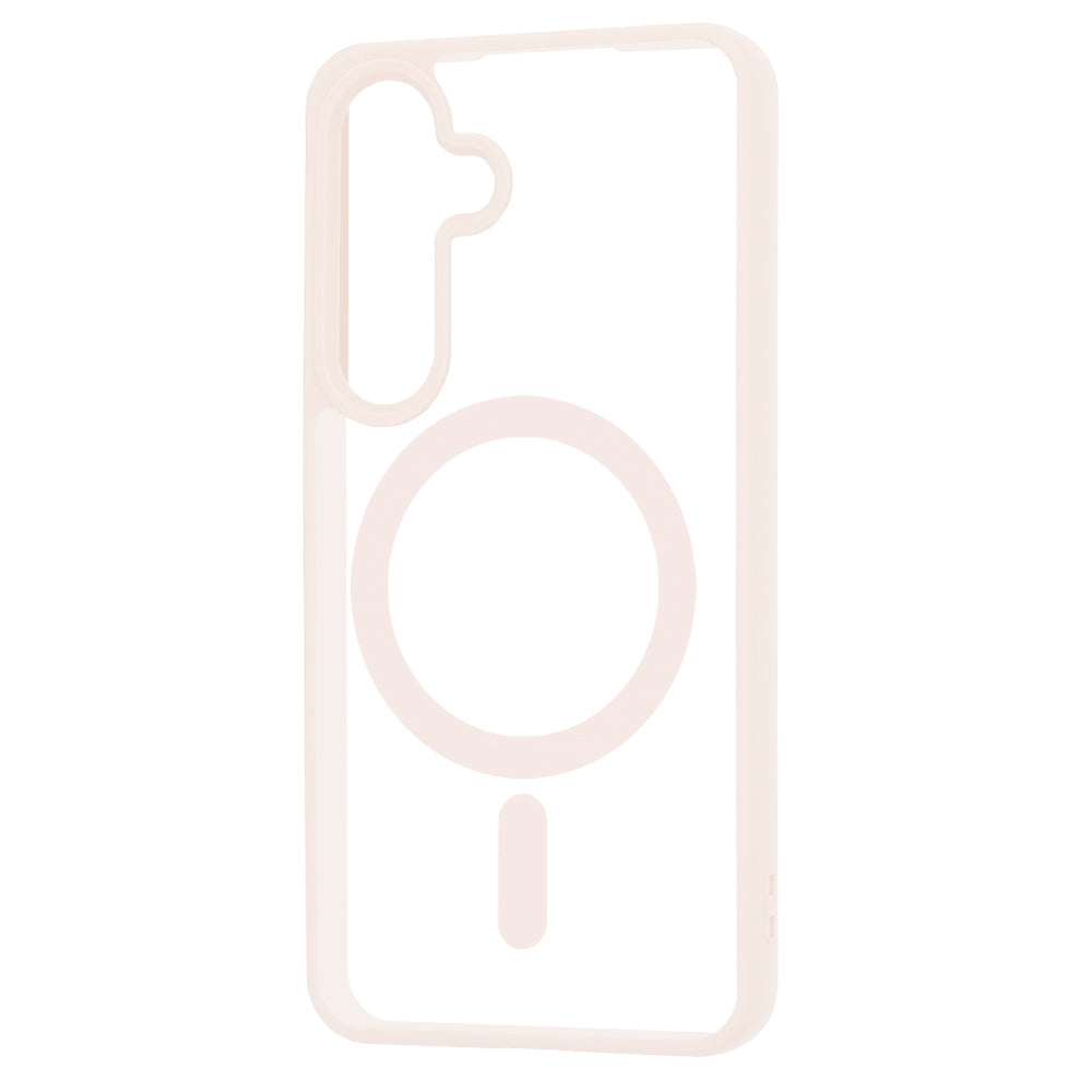 MagSafe-deksel for Samsung Galaxy S24 S921, Techsuit, Pro, Rosa