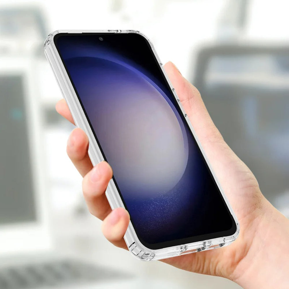 MagSafe-deksel for Samsung Galaxy S24 S921, Techsuit, Pro, Transparent