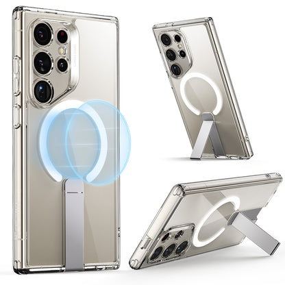 MagSafe-deksel for Samsung Galaxy S24 Ultra S928, ESR, Boost Flickstand, Gjennomsiktig