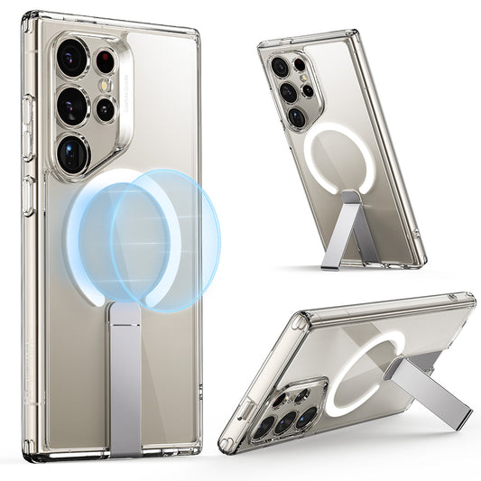 MagSafe-deksel for Samsung Galaxy S24 Ultra S928, ESR, Boost Flickstand, Gjennomsiktig