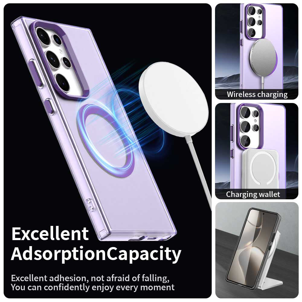 MagSafe-deksel for Samsung Galaxy S24 Ultra S928, Techsuit, CandyCase, Lilla