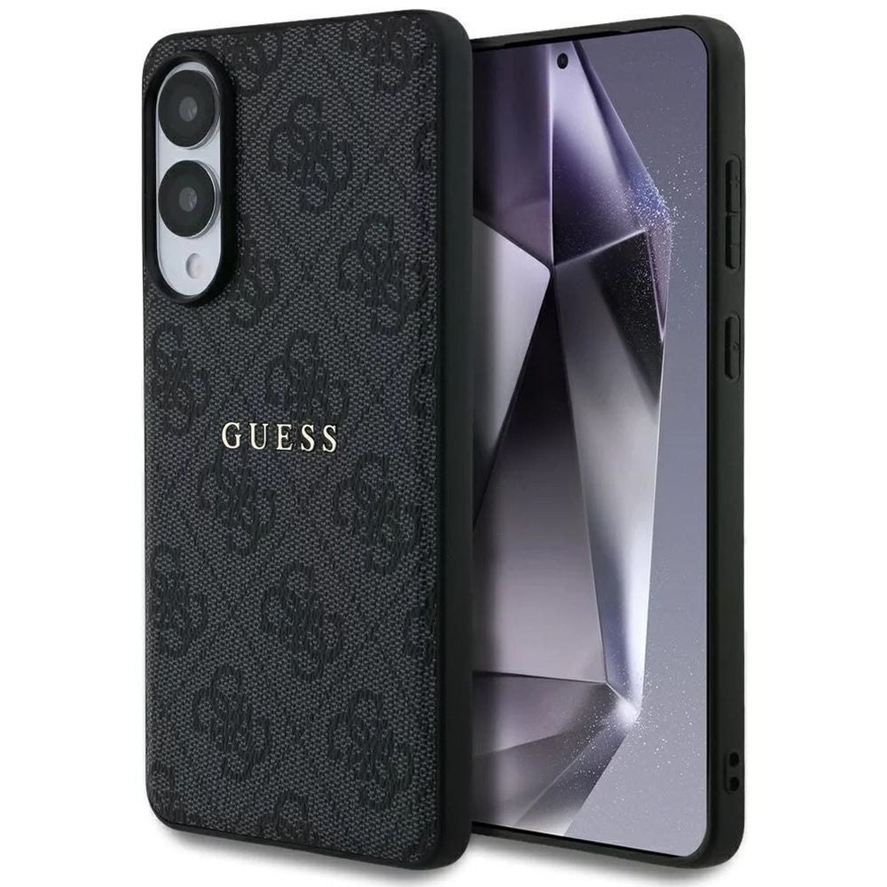 MagSafe deksel for Samsung Galaxy S25 Edge S937, Guess, 4G Ring Classic Logo, Svart