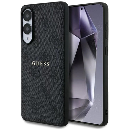 MagSafe deksel for Samsung Galaxy S25 Edge S937, Guess, 4G Ring Classic Logo, Svart