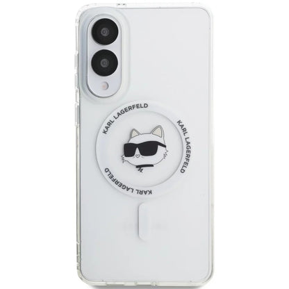 MagSafe-deksel for Samsung Galaxy S25 Edge S937, Karl Lagerfeld, IML Choupette's Head, Hvit