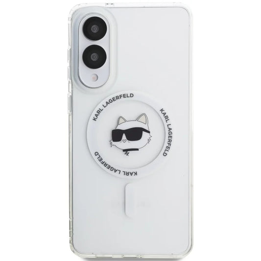 MagSafe-deksel for Samsung Galaxy S25 Edge S937, Karl Lagerfeld, IML Choupette's Head, Hvit