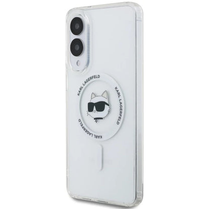MagSafe-deksel for Samsung Galaxy S25 Edge S937, Karl Lagerfeld, IML Choupette's Head, Hvit