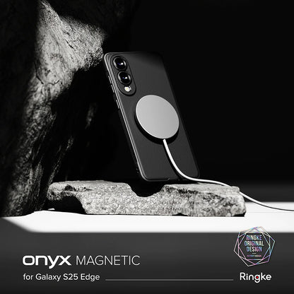 MagSafe-deksel for Samsung Galaxy S25 Edge S937, Ringke, Onyx, svart