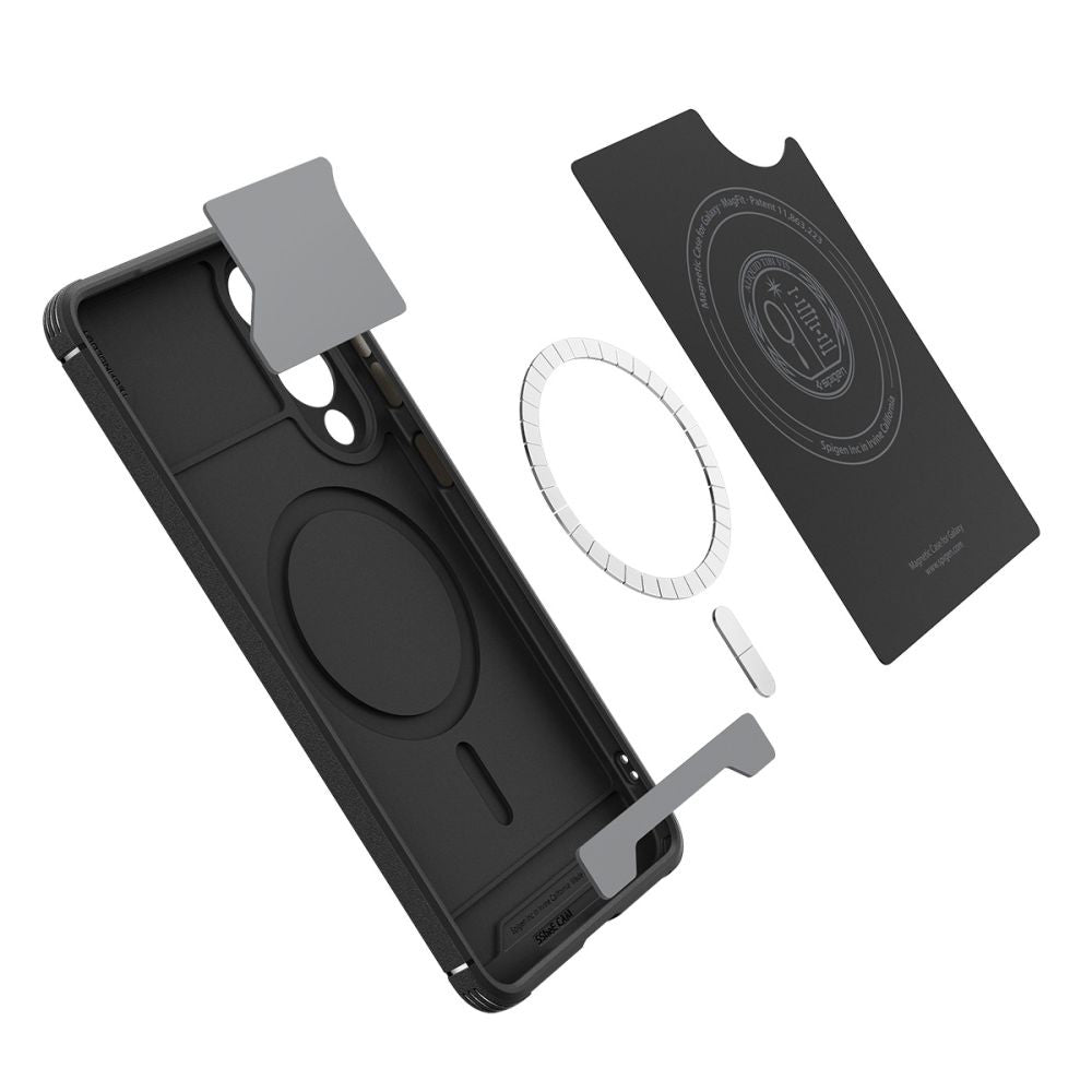 MagSafe-deksel for Samsung Galaxy S25 Edge S937, Spigen, Core Armor, Matt Svart ACS09406