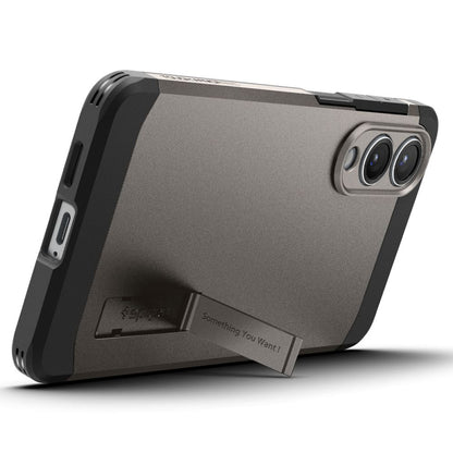 MagSafe-deksel for Samsung Galaxy S25 Edge S937, Spigen, Tough Armor, Grå ACS09423