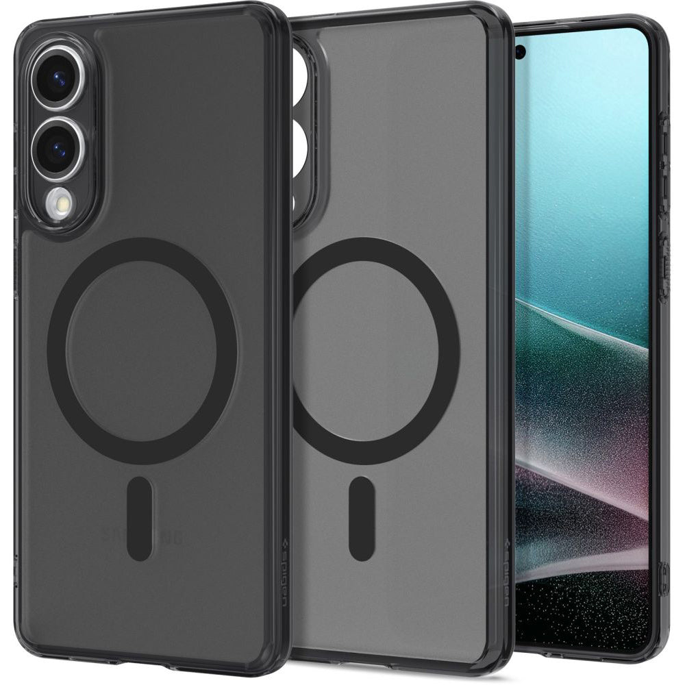 MagSafe-deksel for Samsung Galaxy S25 Edge S937, Spigen, Ultra Hybrid, Satin Black ACS09419