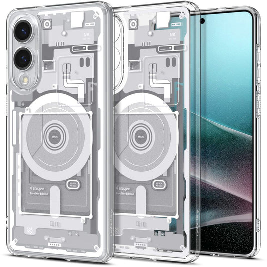 MagSafe-deksel for Samsung Galaxy S25 Edge S937, Spigen, Ultra Hybrid Zero One, Hvit ACS09417