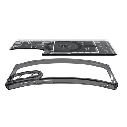 MagSafe-deksel for Samsung Galaxy S25 Edge S937, Spigen, Ultra Hybrid Zero One, Svart ACS09415